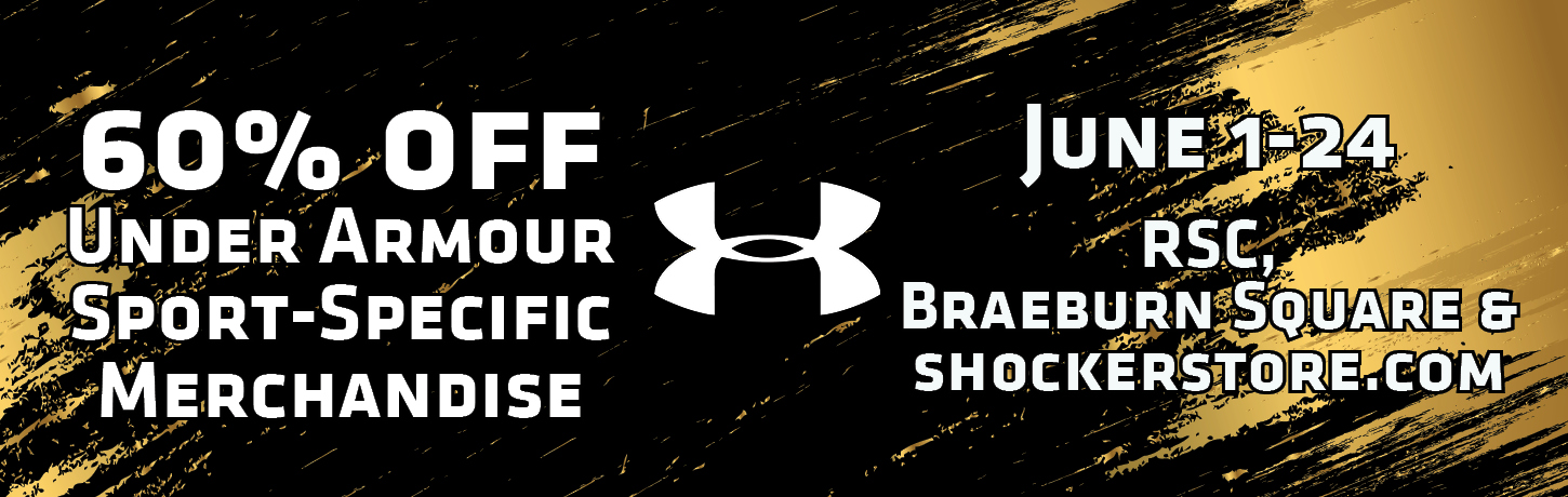 60% off Under Armour sport specific merchandise. June 1-24.